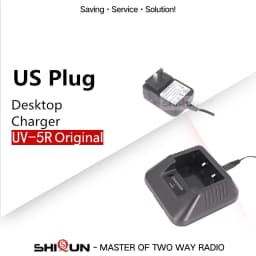 UV-5R Charger BF-F8HP Radio USB Charger Battery UV-5X3 Original UV-5RTP UV-5RA Walkie Talkie GT-5R Baofeng Accessories BF-F9 V2N