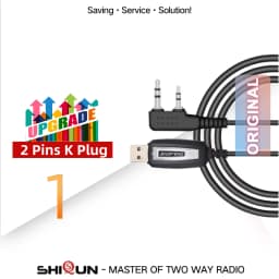 Programming Cable Baofeng UV-5R Ham Radio BF-F8HP UV-82 BF-888S UV-13 Pro USB Data Cable Quansheng UV-K6 Walkie Talkie UV-K5 K58