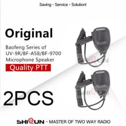 UV-9R Pro Speaker Microphone Waterproof Shoulder Mic for Baofeng UV-9R Plus MK1 UV-S22 Pro Two Way Radio GMRS-9R UV-9G GT-3WP BF