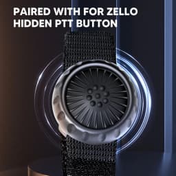 Wireless PTT Button Bluetooth 5.0 IP67 Waterproof Wireless PTT Button Switch for Zello for IOS for Android Bluetooth PTT Button