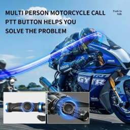Wireless Bluetooth PTT Walkie Talkie Control Button for ZELLO Microphone Speaker for iOS Android Phone Car Motorcycle Voice CaLL