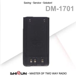 BAOFENG DM-1701 Battery 2200mAh Li-ion Battery For DMR Digital Walkie Talkie DM1701 DMR Two Way Radio Extra Power 100% Original