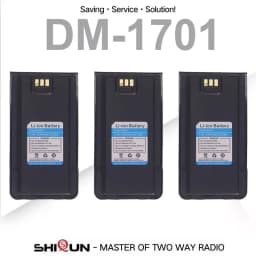 BAOFENG DM-1701 Battery 2200mAh Li-ion Battery For DMR Digital Walkie Talkie DM1701 DMR Two Way Radio Extra Power 100% Original