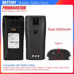 NNTN4497DR Type-C Rechargable Battery walkie talkie battery DEP450 CP140 CP040 CP200 CP380 EP450 CP180 GP3688 PR400
