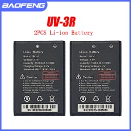 Baofeng UV3R Battery Walkie Talkie 1500mAh BL-3 Bateria Baofeng Rechargable Batteries for BF-R5 BF-C50 BF-T6 Two Way Radio UV3R