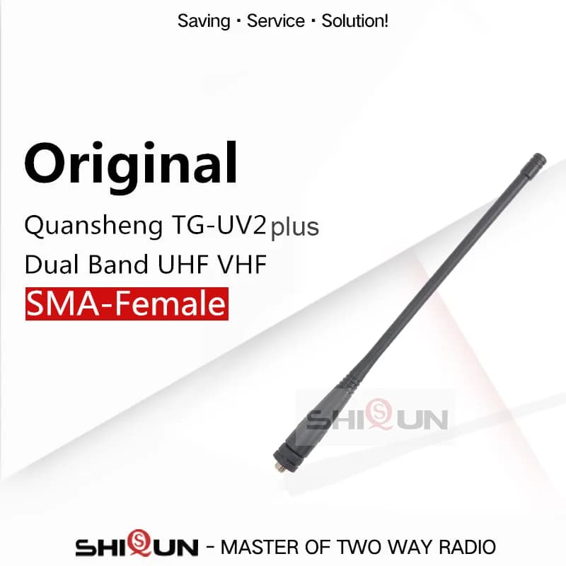 Original TG-UV2 Plus Antenna High Gain VHF UHF Tri-band Antenna for Quansheng TG-UV2 Plus