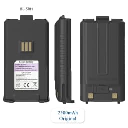 Baofeng UV-5RM Battery 2500/3800mAh Original High Power Type-C Charging BF-K5 Plus UV-5RH Pro Walklie Talkie Rechargable Battery