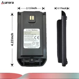 Baofeng UV-21 Pro V2 Li-ion Battery Original High Capacity DC 8.4V Typc-C Charging UV21 Pro Two Way Radio Batteries Replacements