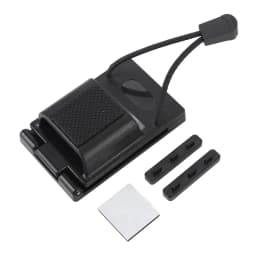Radio Belt Holster Radio Carry Holster Black ABS Compact Secure Adjustable for Law Enforcement Duty Belt