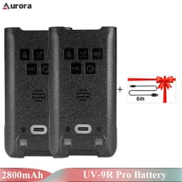 Baofeng UV-9R Pro Li-ion Battery 2800/4800mAh UV-9R Plus Enlarge Li-ion Batteries Type-C Charging BL-9 GMRS-9R Radio Replacement