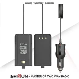 Baofeng DR-1801UV Battery Eliminator DM-1801 Car Charger 12V-24V for TYT MD-760 Two Way Radio Car Charger GD77 Radioddity GD-77S