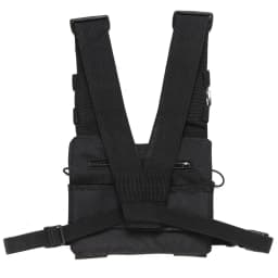 Nylon Two Way Radio Pouch Chest Front Pack Pocket Walkie Talkie Harness Vest Bag Holder Carry Case for Baofeng UV-5R UV-82 Radio