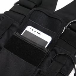 Nylon Two Way Radio Pouch Chest Front Pack Pocket Walkie Talkie Harness Vest Bag Holder Carry Case for Baofeng UV-5R UV-82 Radio