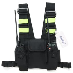Nylon Two Way Radio Pouch Chest Front Pack Pocket Walkie Talkie Harness Vest Bag Holder Carry Case for Baofeng UV-5R UV-82 Radio