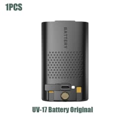 Baofeng UV-17 Pro Li-ion Battery DC 7.4V 13.32Wh Original BL-17UV Rechargeable UV-17L UV-17 PlusV1 V2 Battery UV-17 Max Bateria