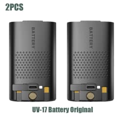 Baofeng UV-17 Pro Li-ion Battery DC 7.4V 13.32Wh Original BL-17UV Rechargeable UV-17L UV-17 PlusV1 V2 Battery UV-17 Max Bateria
