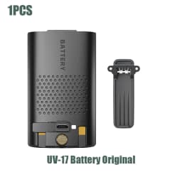 Baofeng UV-17 Pro Li-ion Battery DC 7.4V 13.32Wh Original BL-17UV Rechargeable UV-17L UV-17 PlusV1 V2 Battery UV-17 Max Bateria