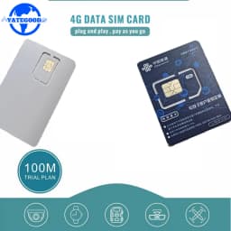 YATEGOOD 4G Global Walkie-Talkie SIM Card (Only for Use with Walkie-Talkies) Supports Push-to-Talk over Cellular (POC)
