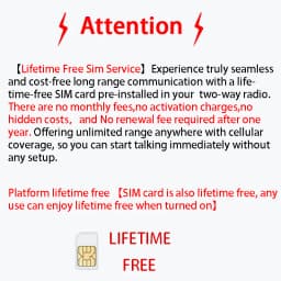 MOTOLOLA Equipped(Lifetime Free) 4G SIM Card Wireless Network Long-Distance 8000 Kilometers outdoor camping two-way wireless rad