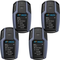 BK Walkie Talkie Unlimited Range, 4G LTE POC Two Way Radio with AES256 Encrypted Noise Reduction Type-C Charging for Commercial,