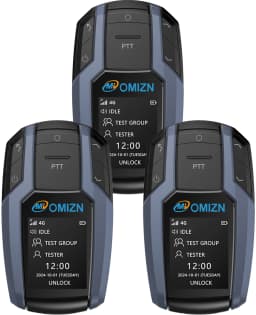 BK Walkie Talkie Unlimited Range, 4G LTE POC Two Way Radio with AES256 Encrypted Noise Reduction Type-C Charging for Commercial,