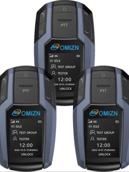 BK Walkie Talkie Unlimited Range, 4G LTE POC Two Way Radio with AES256 Encrypted Noise Reduction Type-C Charging for Commercial,