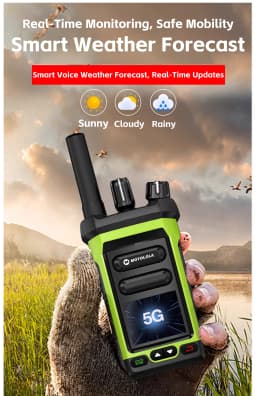 4G LTE Mini Android Walkie Talkie PTT Long Range 5000Km Intercom Sim Card Compatible POC-Global Radio