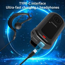 Lenovo (MINI RADIO SIM Lifetime Free)Global 4G POC walkie talkie, 5000 KM remote walkie talkie, global police civilian fleet