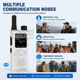 ALERVITES AT1 Global PoC Radio Baofeng Walkie Talkie 4G LTE SIM Card Lifetime Free APP Setting Unlimited Distance USB-C Charging