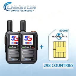 5G Global Public Network Walkie‑Talkie Long‑Distance PoC Two‑Way Radio HD Screen Type‑C Fast Charge Weather Alert Intercom