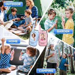 2PC Children's Video Walkie-talkie HD Walkie-talkie Charging Indoor Outdoor Entertainment Kids Toys Festival Gifts