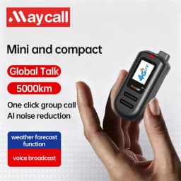(SIM Lifetime Free)Global 4G POC walkie talkie, 5000KM remote walkie talkie, global police civilian fleet walk
