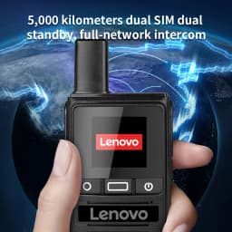 Lenovo 5000KM Global Walkie Talkie Long Rang Global PPT Walkie-Talkie with SIM Card LIFE TIME Free Transnational POC Radio