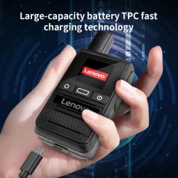 Lenovo 5000KM Global Walkie Talkie Long Rang Global PPT Walkie-Talkie with SIM Card LIFE TIME Free Transnational POC Radio