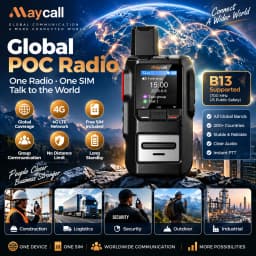 Firstnet Band 14 Global Air Band Church Security Business Emergency Communication Push Device PTT Radio Walkie Talkie 4G POC