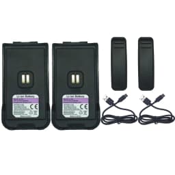BAOFENG UV-5R Mini Walkie Talkie Battery 2200mAh 7.4V Li-ion Battery Support Type-C Charging UV-5RMINI 2Way Radio Original Parts