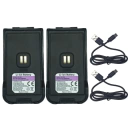 BAOFENG UV-5R Mini Walkie Talkie Battery 2200mAh 7.4V Li-ion Battery Support Type-C Charging UV-5RMINI 2Way Radio Original Parts