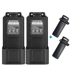 BL-5 Baofeng UV-5R Series Walkie Talkie Large Capacity Li-ion Battery 3800mAh Type-C For UV5R UV-5RT BF-F8HP F8+ Two Way Radios
