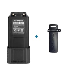 BL-5 Baofeng UV-5R Series Walkie Talkie Large Capacity Li-ion Battery 3800mAh Type-C For UV5R UV-5RT BF-F8HP F8+ Two Way Radios