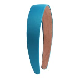1/2pcs Plain 3CM Wide Satin Headband Girls Fabric Covered Resin Hairbands Plastic Hair Hoop Kids Elastic Bands Hair Accessories