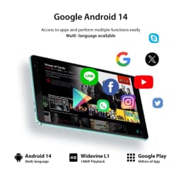 Teclast P85T Tablet A523 8-Core CPU/8inch 1280*800 HD IPS/12GB (4GB+8GB)RAM/64GB ROM/5000mAh Type-C/Android 14/WiFi6+BT5.2