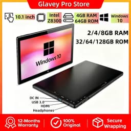 10.1 Inch Windows 10 Tablet Intel Atom X5-Z8300 Quad Core CPU 4GB RAM 64GB ROM 1280 X 800 IPS Dual Camera 1*USB 3.0 HD-MI
