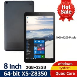 1920X1200 IPS 8-Inch Windows 10 Tablet 64-bit X5-Z8350 CPU 2GB DDR3 RAM 32GB EMMC ROM Quad Core Dual Camera WiFi