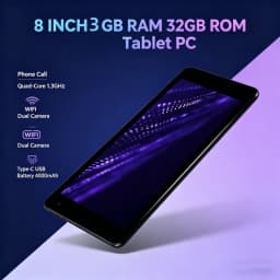 8 Inch T10 3GB RAM 32GB ROM M8 Android 8.0 WIFI 4G Phone Call Tablet PC MTK6797 10-Core 1.6GHz 1920 X 1200 Pixels