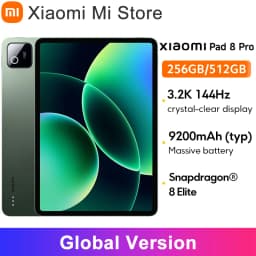 Global version Xiaomi Pad 8 Pro Snapdragon® 8s Elite chip, 11.2-inch 9200mAh battery, 3.2K clear display Xiaomi HyperOS 3