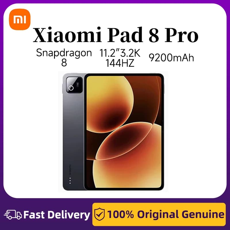 Xiaomi Pad 8 Pro 2025 11.2-inch 3.2K Display Snapdragon 8 Ultra Edition Xiaomi HyperOS 3 144Hz 9200mAh Battery Tablet