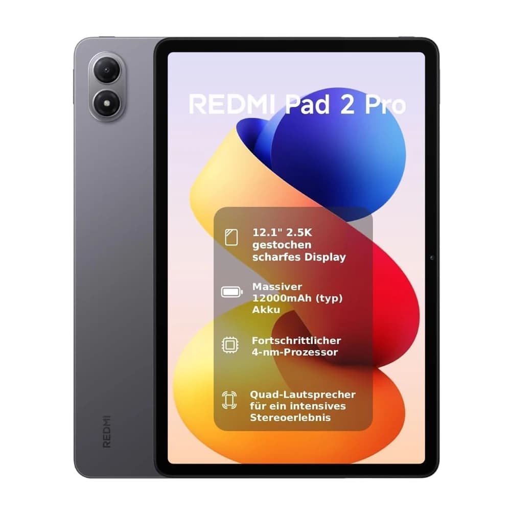 Xiaomi Redmi Pad 2 Pro Global Version 12.1" 2.5K Display Tablet,12000mAh Battery Snapdragon 7s Gen 4, Wi-Fi 6 Tablet