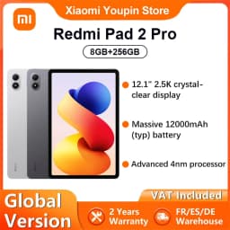 Xiaomi Redmi Pad 2 Pro WIFI Global Version 12.1' 2.5K 120Hz Refresh Rate 12000mAh Battery Snapdragon® 7s Gen 4 Mobile Platform