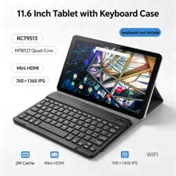 11.6 INCH 2GB RAM 32GB ROM T10 RCT6716 Android 7.0 MT8127 Quad Core 2M Cache Mini HD-MI Resolution 768 X 1368 IPS WIFI