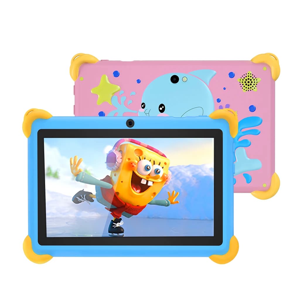 5G Wi-Fi 7 Inch Kid Tablet 4GB RAM 64GB ROM 4000MAH Battery Dual Camera Children's Android 12 Gift Kids